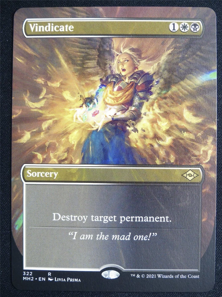 Vindicate Borderless - MH2 - Mtg Card #4NG - Image 1 of 1