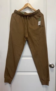 Men’s Brown Jogger Pants with Drawstring Waist Size Small - Goodfellow & Co - Picture 1 of 9
