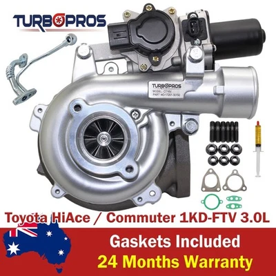 Actualización Billet Turbo y tubo de alimentación de aceite para Toyota HiAce/Commuter 1KD-FTV 3,0 L Foto 1 de 4