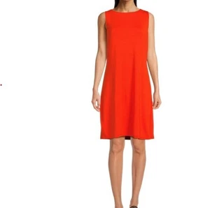 Tommy Bahama Damen Darcy ärmelloses Mini Etuikleid in Orange Flamme L neu - Bild 1 von 2