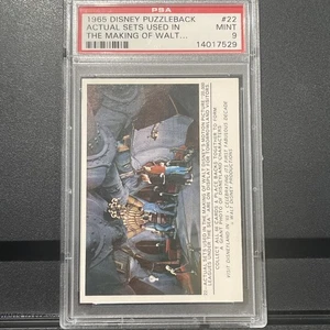 Rare Vintage 1965 Donruss Disney Puzzleback #22 Actual Sets PSA 9 Mint Pop Of 30 - Picture 1 of 2