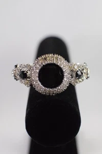 Abrazadera con bisagras halo grande negra JULIANA verificada de colección como está Ref 4492 - Imagen 1 de 13