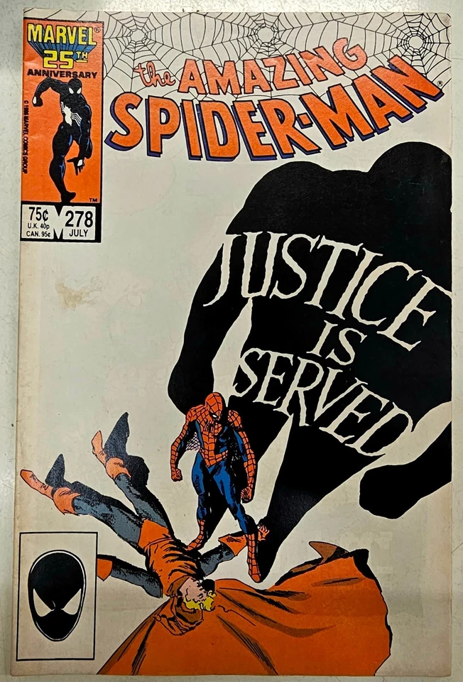 Amazing Spiderman 278 Copper Age Marvel Comics Key Issue High Grade VG/FN Wraith Foto 1 de 1