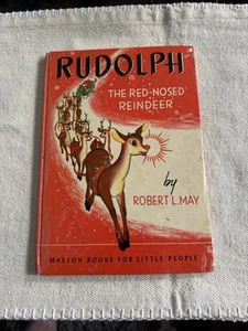 Rudolph the Red Nosed Reindeer - Robert L. May - 1939 Maxton Books - Imagen 1 de 9