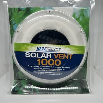 Casa rodante Sunforce Solar Vent 1000 invernadero cobertizo cámper barco casa exterior multiusos Foto 1 de 2