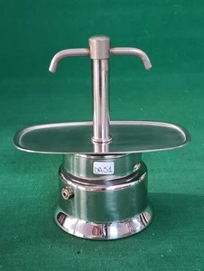 VECCHIA CAFFETTIERA VINTAGE F.LLI PIAZZA DESIGN ACCIAIO INOX 2 TAZZE. DA51 - Picture 1 of 8