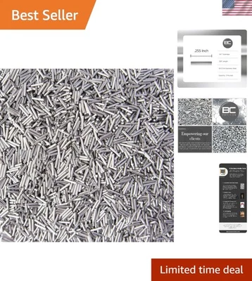 2 lb de pinos de aço inoxidável resistentes - 0,047" de diâmetro para brilho incomparável - Imagem 1 de 4