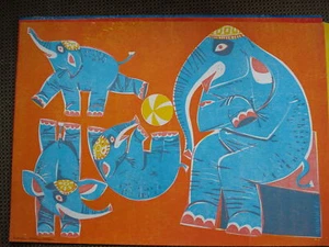 Zirkus Elefant  Elefanten Elephantidae Rüsseltiere Grimm Grünsfeld Reutlingen - Bild 1 von 2