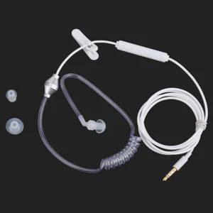 In Ear Headsets Air Tube Security Earpiece With Mic For IOS For ZZ1 - Picture 1 of 15