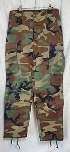 Trousers Hot Weather Woodland Camouflage Pattern size medium long - Picture 1 of 2