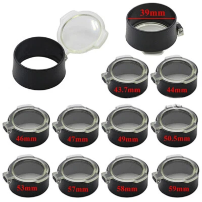 Quick Flip Up Lens Cover Rifle Scope Eye Protector Cap For 38-59mm Caliber - Image 1 of 4