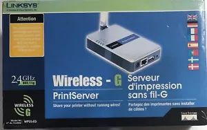 Cisco-Linksys WPS54G Wireless-G 802.11g Druckserver. - Bild 1 von 21