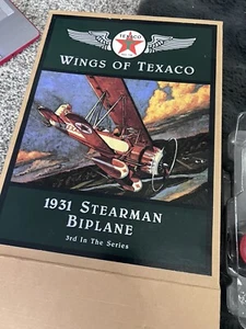 ERTL Wings Of Texaco 1931 Stearman Biplane 3rd In The Series Brand New - Picture 1 of 9
