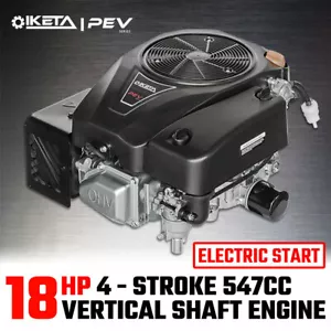 18HP Vertical Shaft Engine Lawn Mower Petrol Motor 4 Stroke OHV Ride On Mower - Picture 1 of 7