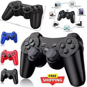 Wireless Bluetooth Controller Dual Vibration Gamepad for PlayStation 4 PS4/ PS3 - Picture 1 of 12