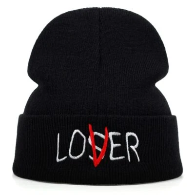 Brand loser embroidery Winter Hat For Men Skullies Beanies Women Fashion Warm - Image 1 of 4