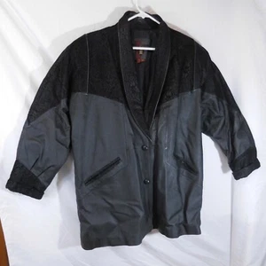 Woman's G-III Decorative Leather Jacket Size 2X Fully Lined - Picture 1 of 12