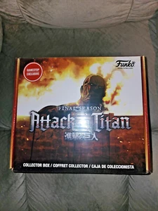 Caja de coleccionista de Attack on Titan temporada final ¡Exclusiva GameStop! ¡EN MANO! SELLADO - Imagen 1 de 2