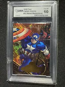 Fleer Marvel Masterpieces Capitán América 2008 - GMA 10 - Imagen 1 de 1