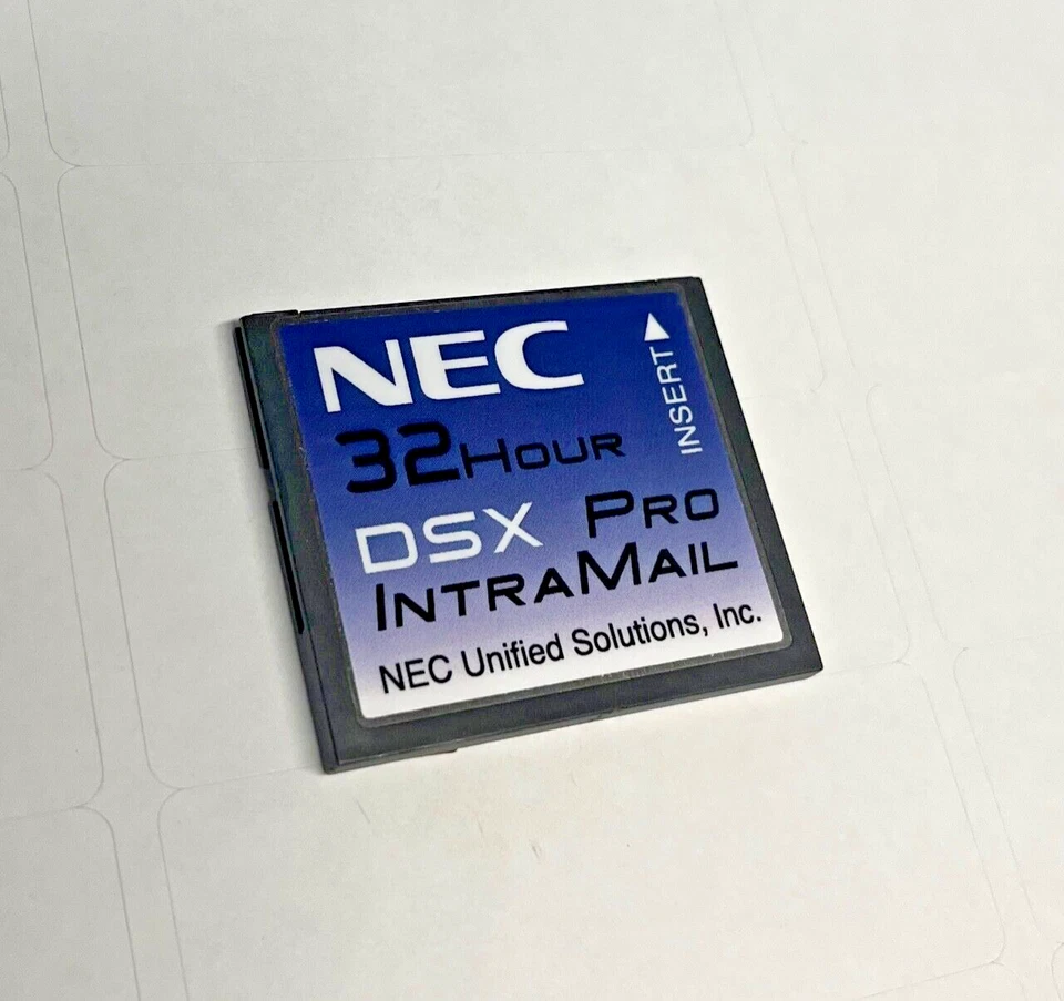 TESTED BY DSX CERT TECH NEC DSX IntraMail Pro 8-Port 32-Hour Voice Mail 1091053 - Image 1 of 1