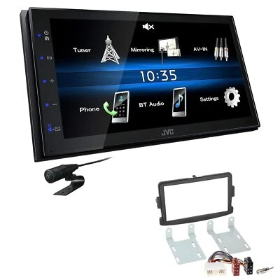 JVC 2 DIN Autoradio Bluetooth für Renault Trafic III mit CD Connect / Navi - Bild 1 von 4
