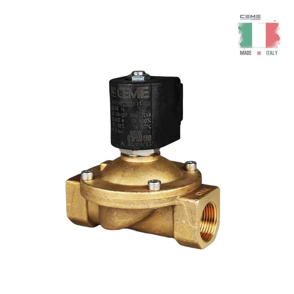 CEME | 8425VV200SR11 Solenoid Valve - 3/4" NPT NC 2/2 WAY (100-120VAC 60Hz)