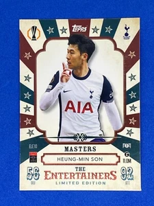 Heung-Min Son Topps Match Attax The Entertainers Limited Edition Card ELE10 - Picture 1 of 1