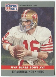 1990 Pro Set Super Bowl MVP Insert #16 Joe Montana San Francisco 49ers - Picture 1 of 2