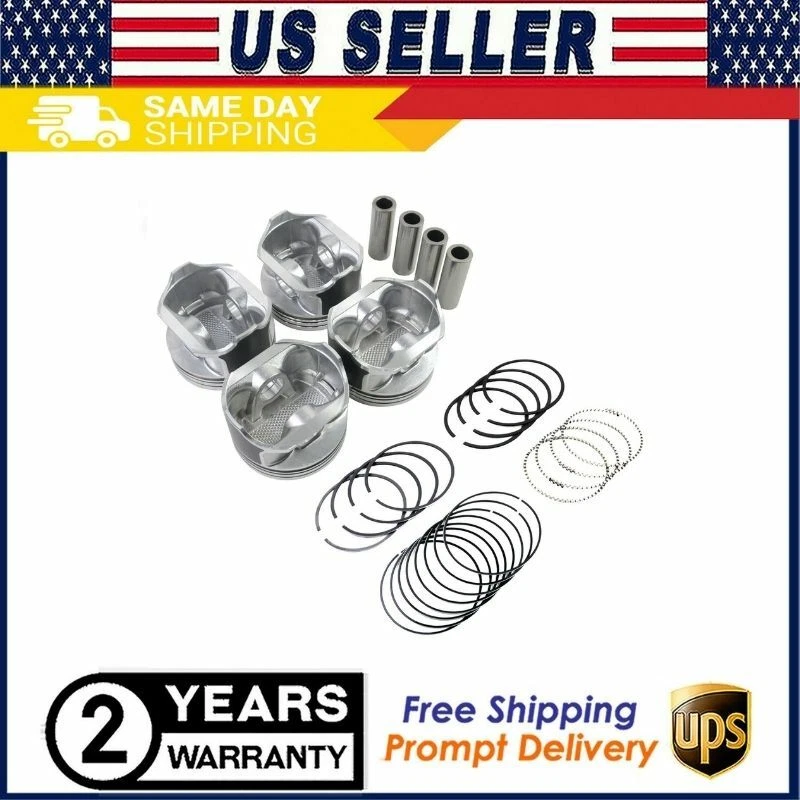 Juego de anillos de pistón para 96-02 Dodge Dakota Jeep Cherokee Wrangler 2,5 L OHV Foto 1 de 4