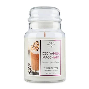 Duftusde Purple River Duftkerze 623 g Jar Iced Vanilla Macchiato -m- - Bild 1 von 4