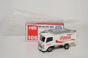 A94 1:65 3 INCH TOMICA 105 COCA-COLA ROUTE TRUCK MIB - Picture 1 of 10
