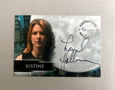 ANGEL Season 3 JUSTINE Autograph Card A22 - INKWORKS 2002 Trading Card / Buffy