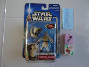 NEW & SEALED BLISTER - STAR WARS SAGA 2002 03 OBI-WAN KENOBI CORUSCANT CHASE 1 - Foto 1 di 5