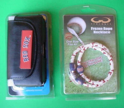 Official MLB GameWear Frozen Rope Necklace BOSTON RED SOX &2009 Smart Phone Case - Image 1 of 4
