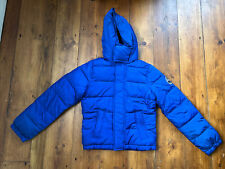 BNWT ABERCROMBIE & FITCH Kids Boys Blue Puffer Jacket Coat - L (13-14 years)