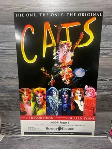 CAST MUSICAL, HERSHEY THEATRE, BROADWAY ON TOUR WINDOW CARD/POSTER - Picture 1 of 9