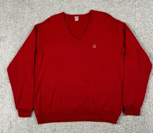 Suéter De Colección Champion Para Hombres Pullover Extra Grande Cuello en V Mezcla de Rayón Años 70 80 EE. UU. XL - Imagen 1 de 11