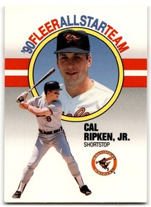 1990 Fleer All-Star Team Cal Ripken, Jr. Baltimore Orioles #8