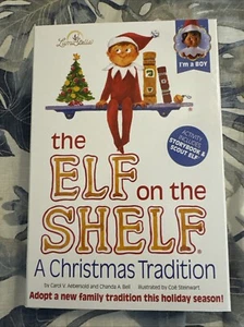 Elf on the Shelf Boy Full Size Scout Elf & Story Book Christmas Tradition Brown - Picture 1 of 4