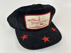 Vintage Trucker Hat Snap-Back St. Albert Good Timers Hockey Black Corduroy
