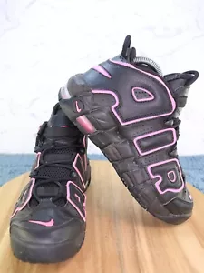 Nike Air More Uptempo - Negro Rosa EE. UU. Juvenil Talla 5.5Y - 415082-003 Reino Unido Talla 5,!! - Imagen 1 de 24