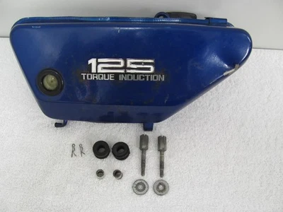 Yamaha AT3 1973 125 cc tanque de aceite con pernos, amortiguadores, cables - OEM #315-21705-01-F3 Foto 1 de 4