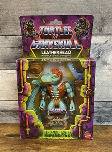 MOTU Origins Turtles of Grayskull Leatherhead TMNT 6" personaggio giocattolo Mattel 2024 - Foto 1 di 10
