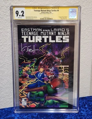 Teenage Mutant Ninja Turtles #9 Mirage 1986 CGC 9.2 Signed by Kevin Eastman - Image 1 of 2