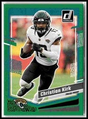 2023 Donruss #134 Christian Kirk Press Proof Green - Image 1 of 2