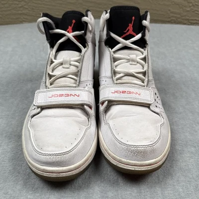 Jordan Flight Club Zapatos Años 90 Para Hombre 9.5 Blanco Rojo Negro Retro Tenis de Baloncesto Foto 1 de 4