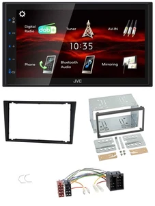 JVC USB Bluetooth MP3 DAB 2DIN Autoradio für Opel Corsa C Meriva Signum Vectra B - Bild 1 von 10