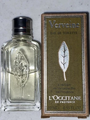L'Occitane En Provence VERVEINE Eau de Toilette Splash 0.33 OZ Nuevo en Caja Perfume Foto 1 de 3