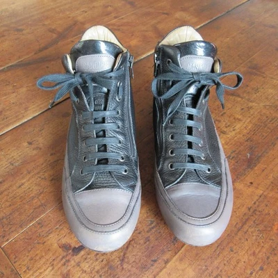 Zapatillas altas Candice Cooper para mujer 40 EE. UU. 9,5 cuero marrón hechas en Italia Foto 1 de 4