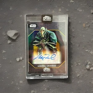 2024 Chrome Black Star Wars Matthew Wood as General Grievous Auto Gold /50 - Picture 1 of 3